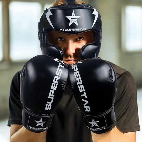 Boxing Headgear Headguard for Training Muay Thai Kickboxing Fight Sparring MMA Competition Martial Arts Gear Perfectly fit for Men Women Youth Boys Girls in Kuwait