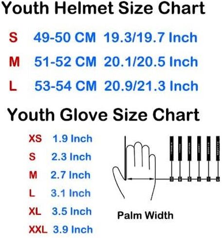 WOW Youth Kids Motocross BMX MX ATV Dirt Bike Dianasour Helmet Dragon + Goggles + Martian Youth Glove Bundle: HJOY MG Bundle in Kuwait