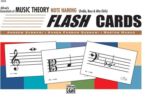 Alfred's Essentials of Music Theory: Note Naming Flash Cards in Saudi Arabia