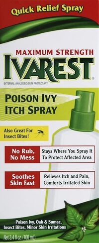 رذاذ Ivarest Poison Ivy Itch، رذاذ Poison Ivy، علاج اللبلاب السام، منتج تخفيف اللبلاب السام، تخفيف البلوط السام، تخفيف السماق السام، 3.4 أونصة سائلة in Saudi Arabia