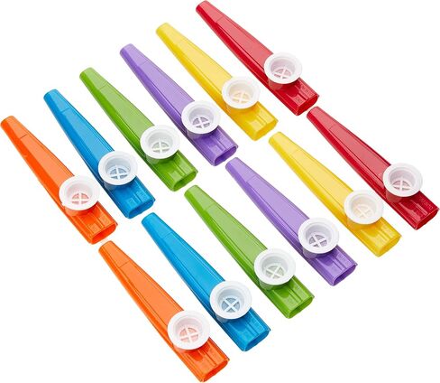 الآلات الموسيقية Amscan Kids Kazoos لجائزة الهدايا ومفضلات الحفلات، 12 قطعة in Saudi Arabia