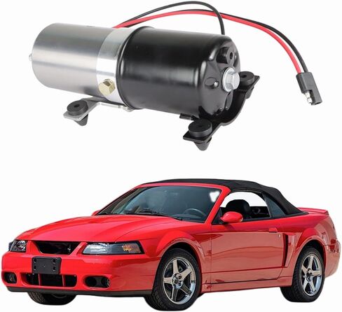 labwork Convertible Top Power Motor Pump with Wiring Replacement for 1994-2004 Mustang GT Cobra FM-EM001B F4ZZ-76533A00B in Saudi Arabia