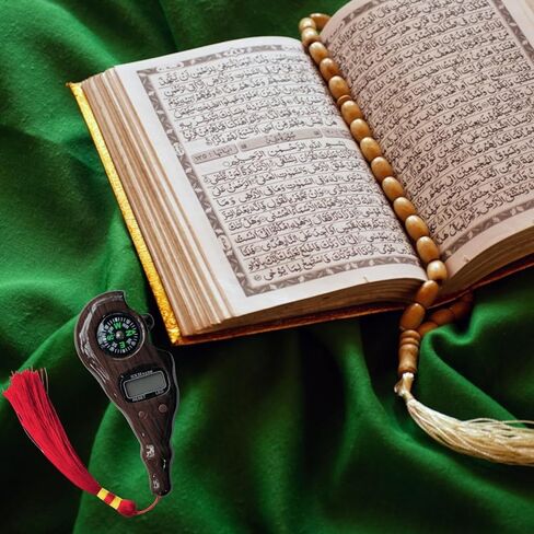 STM Leaders تسبيح الإصبع الرقمي مع بوصلة وإضاءة ليلية - عداد مسبحات الصلاة الإسلامية، عداد الأصابع للذكر والتأمل والاسترخاء والشفاء in Kuwait