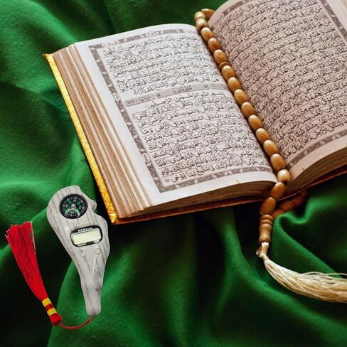 STM Leaders تسبيح الإصبع الرقمي مع بوصلة وإضاءة ليلية - عداد مسبحات الصلاة الإسلامية، عداد الأصابع للذكر والتأمل والاسترخاء والشفاء in Kuwait