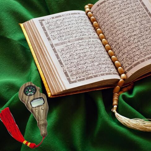 Digital Finger Tasbih with Compass & Night Light - Islamic Prayer Beads Counter, Finger Counter for Dhikr, Meditation, Relaxation, and Healing in Kuwait