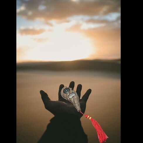 Digital Finger Tasbih with Compass & Night Light - Islamic Prayer Beads Counter, Finger Counter for Dhikr, Meditation, Relaxation, and Healing in Kuwait