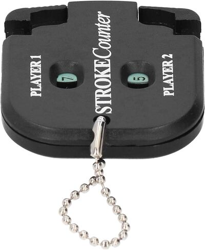 Domigard Mini Golf Score Shot Strike Counter Clicker مع أداة إعادة ضبط القرص، 2 سلسلة مفاتيح لإكسسوارات ألعاب الجولف المحمولة 2 أرقام لوحة النتائج الرياضية الخارجية للملاعب in Kuwait
