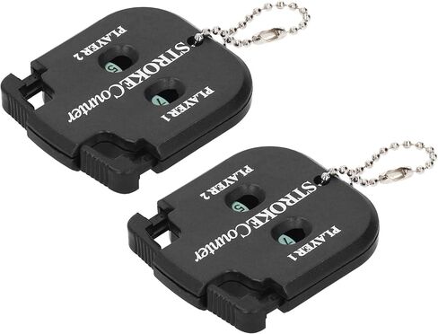 Domigard Mini Golf Score Shot Strike Counter Clicker مع أداة إعادة ضبط القرص، 2 سلسلة مفاتيح لإكسسوارات ألعاب الجولف المحمولة 2 أرقام لوحة النتائج الرياضية الخارجية للملاعب in Kuwait