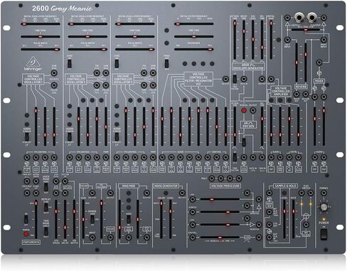 Behringer 2600 GRAY MEANIE Special Edition Semi-Modular Analog Synthesizer with 3 VCOs, Multi-Mode VCF and Spring Reverb in 8U Rack-Mount Format in Saudi Arabia
