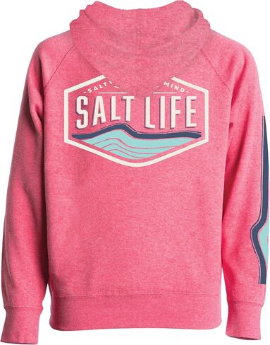 Salt Life Girls' Atlas Badge Classic Fit Hoodie in Saudi Arabia