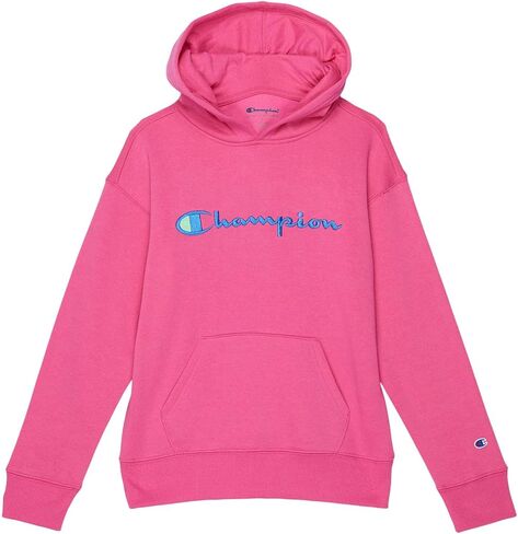 Champion Girl's Classic Script Fleece Hoodie (Big Kids) in Saudi Arabia