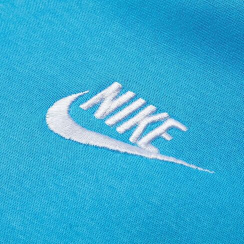 Nike Girl's Sportswear Club Fleece Full Zip Hoodie (Little Kids/Big Kids) Baltic Blue/White M (10-12 Big Kid) in Saudi Arabia
