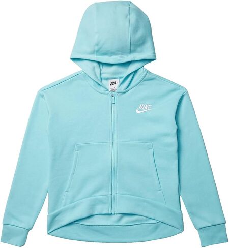 Nike Girl's Sportswear Club Fleece Full Zip Hoodie (Little Kids/Big Kids) in Saudi Arabia