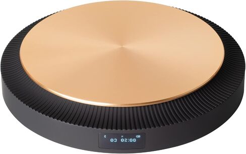 مشغل أقراص مضغوطة محمول مع بلوتوث، شاشة OLED، مشغل أقراص مضغوطة صغير الحجم قابل لإعادة الشحن للسيارة/الدراسة/السفر (T-CP8 أسود) in Kuwait