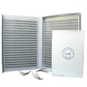 1200 Wispy Premade fans 5D 0.07 Mixed Lengths 9-16mm 1000 fans 7D 0.05 Volume loose Lashes C D Curl Handmade Fan eyelash extensions Kimeyelashes promade fan (Curl D, 5D - 0.07 - Wispy 1200f)