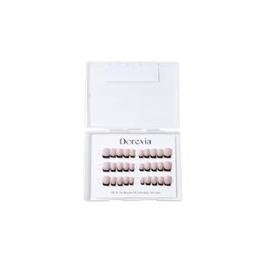 Handmade Elegant Black French Manicure Short Coffin Press On Nails, Translucent Design with Luxury Finish - Stylish and Versatile, Reusable Gel Nail Tips with Base & Glue, 30PCS Most Sizes Available for Women Who Love Fashion.