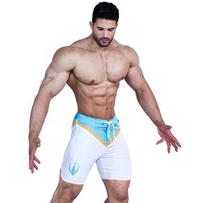 FIED Mens physique competition board shorts (Royal_Mint) (32)