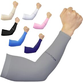 Arm Sleeves for Men Women Work 1 Pair UV Sun Protection UPF Long Sleeves Tattoo Cover Up Sleeves to Cover Arm Sleeves Cooling in Kuwait