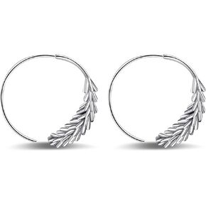 الذهب سحب من خلال الأقراط الحد الأدنى دائرة دوامة أقراط للنساء العصرية هيبوالرجينيك بسيطة ليف دوامة هوب أقراط in Kuwait