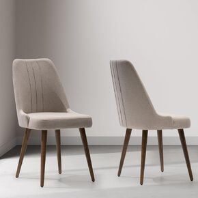 Still Dining Chair Set of 2 Upholstered Performance Fabric Dining Chair Accent Side Chair Dining Room Living Room Bedroom Restaurant Coffee Shop Tool-Free Easy Assembly