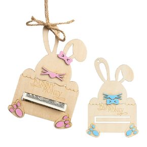 Bunny Money Holder, Easter Money Holder For Kids, Easter Gift Card Holders, Easter Basket Decorations, Bunny Decorations, Easter Baby Gifts, Easter Gifts For Babies, Kids, Toddlers (Pink)