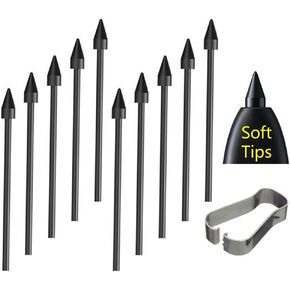 [10Pcs] OEM Tab S7 Soft Tips,Nibs [0.7mm] Replacement for Samsung Galaxy Tab S7/S7 Plus/S7 FE Stylus S Pen (Black)