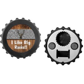 Hunting Gifts for Men, Christmas Stocking Stuffer Guys, Funny Beer Bottle Opener Magnet, Deer Hunter Birthday Present