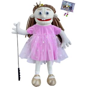 25", Girl, Full Body, Ventriloquist Style Puppet,Hand Puppet……