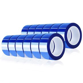 12 Rolls 20mm x16m(52FT) Blue Heat Tape High Temperature Heat Resistant Tape Heat Transfer Tape for Heat Sublimation Press Vinyl,No Residue