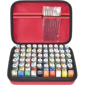 Model Paint Storage Case for Testors, Holds 60 Bottles, Paints Not Included in Kuwait