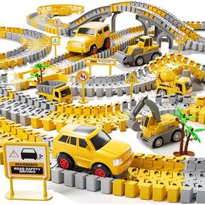 iHaHa 249 PCS Dinosaur Toys Race Car Track, Toys for Kids Toddler Boys Ages 2-4 3-5 4-6, Dinosaur Race Tracks Toys with Light, Sound & Spray, Birthday Dinosaur Toys Gifts for 2 3 4 5 Year Old Boys