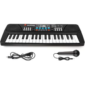 37 Key Upgrade Piano Keyboard for Kids Musical Toys Ages 3-5 Beginners Keyboard Piano with Microphone for 3 4 5 6 Year Old Boys Girls Gifts