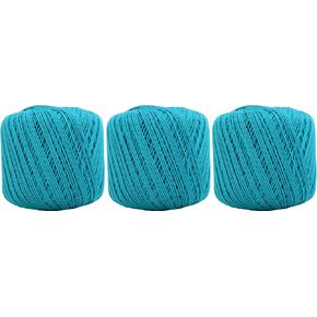 Threadart 100% Pure Cotton Crochet Thread - White - Size 10 and 3 - Singles and Bulk Packs Available - Size 10 - Color 1
