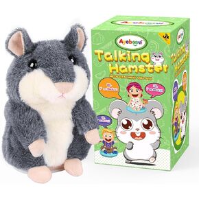 Ayeboovi Toddler Toys Talking Hamster Repeats What You Say Baby Toys Interactive Fun Toys Birthday Gift for Kids Stocking Stuffers for 3 4 5+ Year Old Girls Boys