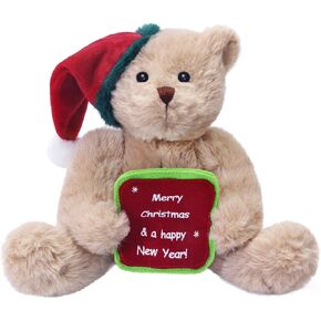 14 Inch I Love You Teddy Bear, Plush Valentines Stuffed Animal with Red Heart Pillow, Sweet Valentines Gift for Her Him Kids Mom Anniversary Birthday