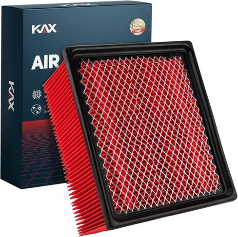 فلتر هواء لمحرك KAX GAF040 (CA10261) استبدال فلتر الهواء لـ Ram2500 3500 4500 5500، فلتر محرك 45/55، عمر أطول 200% in Kuwait