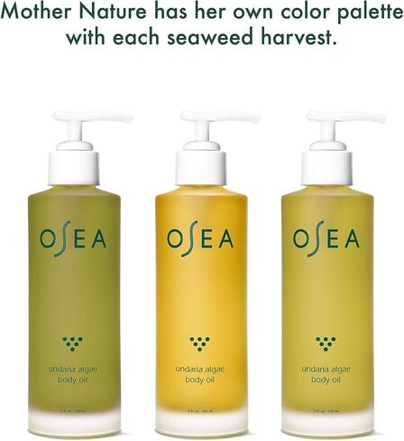 OSEA Undaria Algae™ Body Oil 5 oz - After Shower Body Oil - Non-Greasy Body Serum & Fast Absorbing Skincare - Clean Beauty & Vegan Seaweed Body Moisturizer for Dry Skin in Saudi Arabia