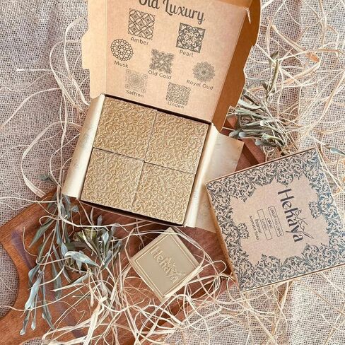 Natural Olive Oil Soap bars with Organic Ingredients, Vegan Soap, Moisturizing, Handmade, Scented With Essential Oils, Body Soap Bars for Women and men (Pearl) (Pack of 4 Bars) 17.6 Ounce in Saudi Arabia