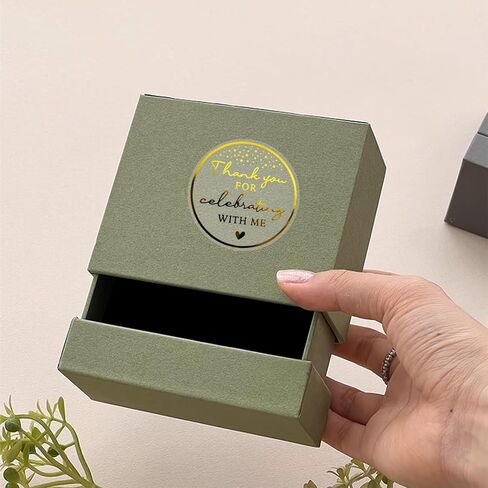 100 x Thanks For Celebrating With Me Labels Real Gold Foil Birthday Stickers Package Favor Stickers Birthday Rose Foil Favor Sticker Graduation Thank You Favor Tag (With Me, Rose Gold Foil) in Saudi Arabia