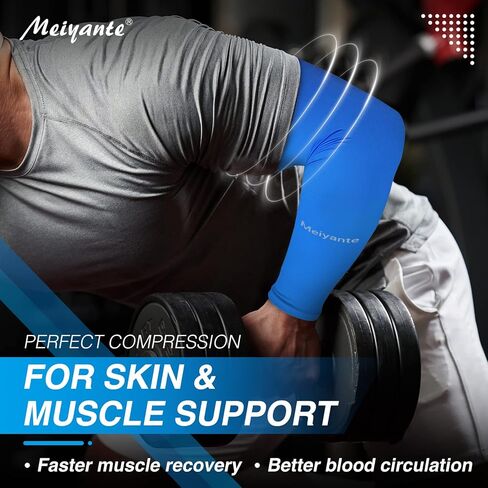 Arm Sleeves for Men Women Work 1 Pair UV Sun Protection UPF Long Sleeves Tattoo Cover Up Sleeves to Cover Arm Sleeves Cooling in Kuwait