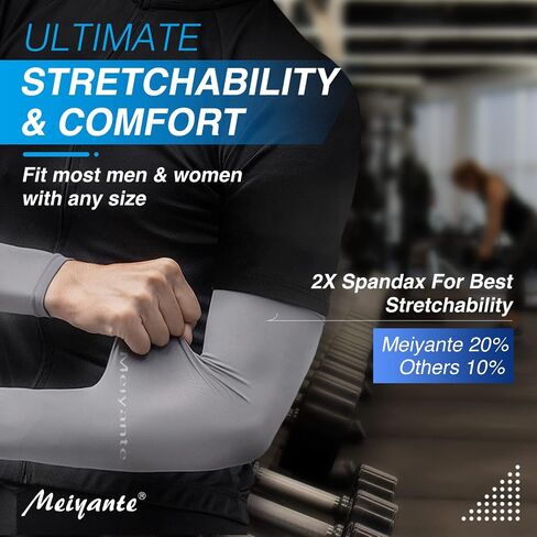 Arm Sleeves for Men Women Work 1 Pair UV Sun Protection UPF Long Sleeves Tattoo Cover Up Sleeves to Cover Arm Sleeves Cooling in Saudi Arabia