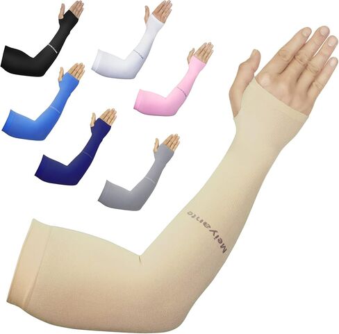 Arm Sleeves for Men Women Work 1 Pair UV Sun Protection UPF Long Sleeves Tattoo Cover Up Sleeves to Cover Arm Sleeves Cooling in Saudi Arabia