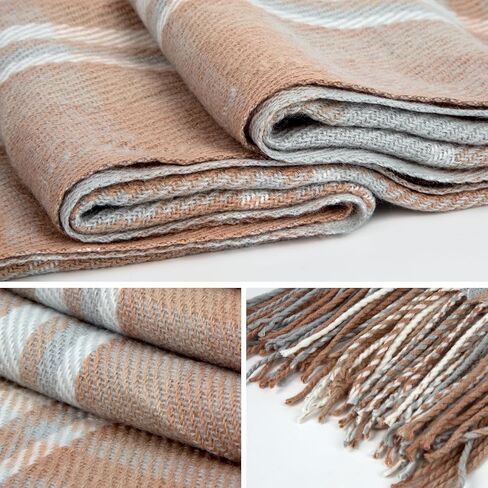 YSense Women's Long Plaid Blanket Scarf Chunky Oversized Winter Fall Warm Big Tartan Scarves Wrap Shawl Ladies Gifts in Saudi Arabia