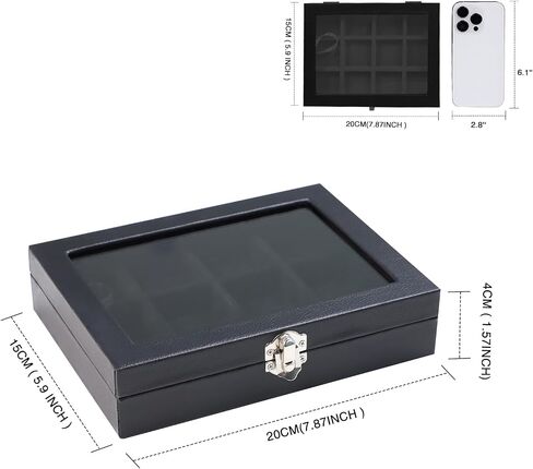 Stratalife Ring Holder Small Jewelry Box Ring Display Case Cute Ring Box Ring Organizer With Clear Lid Jewelry Box for Women Girls Christmas Gift Beige in Saudi Arabia