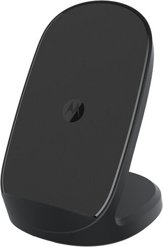 Motorola TurboPower 15W Qi Wireless Stand for Fast Charging of Moto Edge 2022/2023, Edge+ (Plus) 2023/2022/2020, Razr+ (Plus) 2023, Razr 2023, ThinkPhone by Motorola in Kuwait