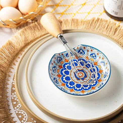 Spoon Rest for Stove Top Boho Style Spatula Rest Spoon Holder, 5.3in Ceramic Spoon Rest for Coffee Bar, Cooking Housewarming Gift Modern Farmhouse Kitchen Décor in Kuwait