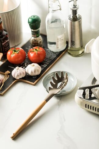 Spoon Rest for Stove Top Boho Style Spatula Rest Spoon Holder, 5.3in Ceramic Spoon Rest for Coffee Bar, Cooking Housewarming Gift Modern Farmhouse Kitchen Décor in Kuwait