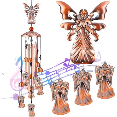 Womens Gifts for Christmas Birthday Gifts for Women Mom Grandma Gifts Hummingbird Wind Chimes Solar Lights for Outside Outdoor Yard Home House Patio Garden Gardening Decor Gifts for Mom Sister in Kuwait