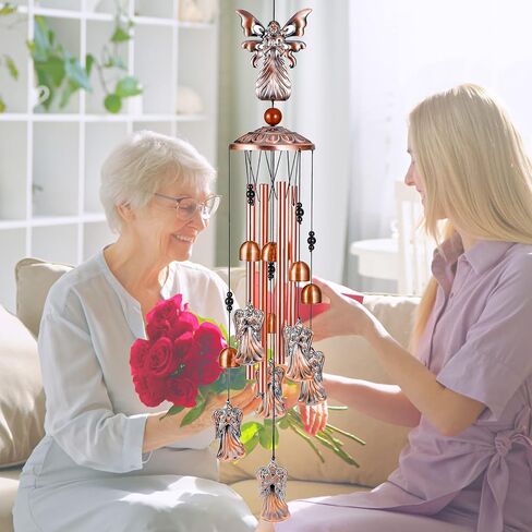 Womens Gifts for Christmas Birthday Gifts for Women Mom Grandma Gifts Hummingbird Wind Chimes Solar Lights for Outside Outdoor Yard Home House Patio Garden Gardening Decor Gifts for Mom Sister in Kuwait