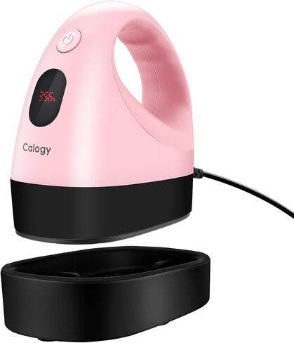 Calogy Mini Heat Press, Heat Transfer Machine, Constant Temp Control, Insulated Safety Base, Fits for Crafts, T-Shirt, Hat, Cap, Pillows(White Pink) in Saudi Arabia